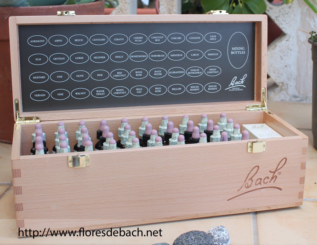 Caja de flores de Bach